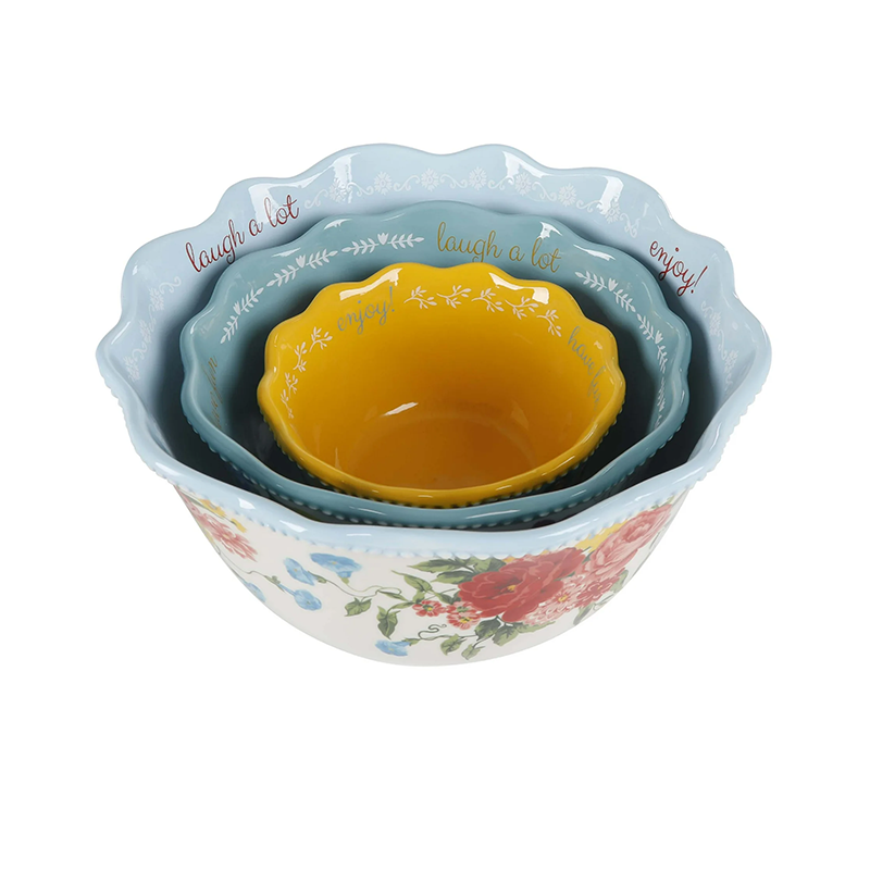 The Pioneer Woman® "Sweet Rose" Serving Bowls, 3-Piece Set