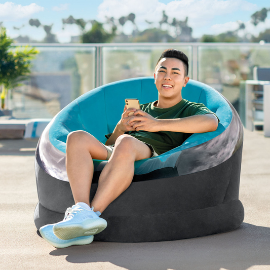 Intex® Inflatable Empire Chair Lounger for Indoor / Outdoor