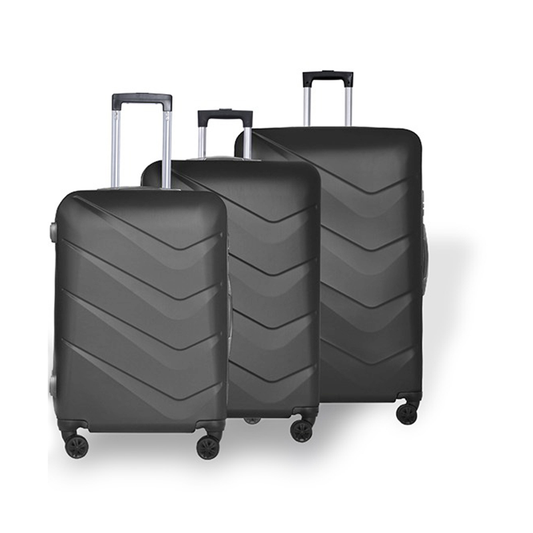 Hoffmans® Waveline 3-pc Luggage set, Assorted colors