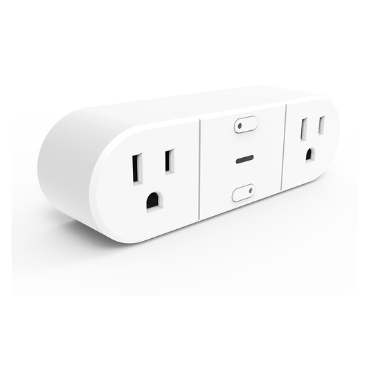Westinghouse® 2-Outlet WiFi Smart Plug, White