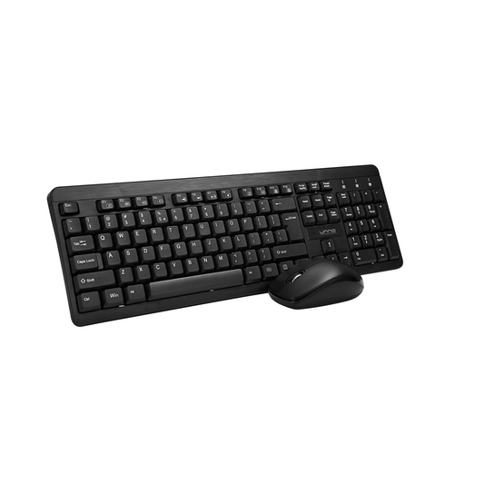 Unno® KLASS Wireless Keyboard & Mouse Combo, Black